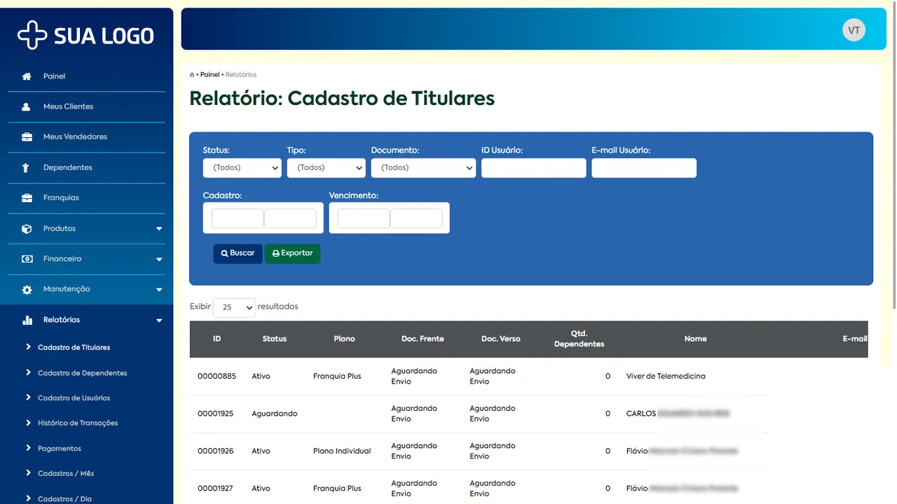 Relatórios